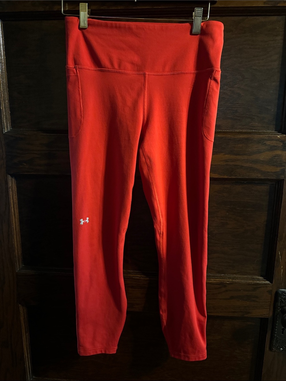 Under Armour Bright Red Performance Leggings